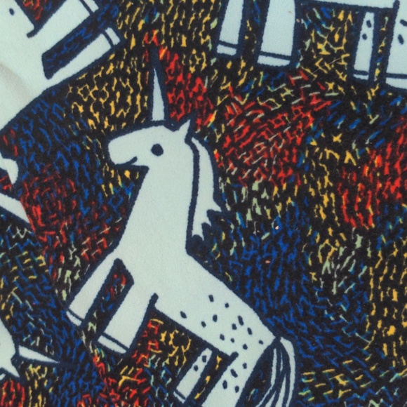 LuLaRoe Unicorns and Dinosaurs Leggings - Picture 3 of 3